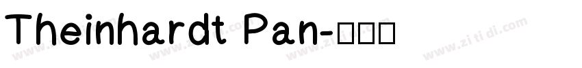 Theinhardt Pan字体转换